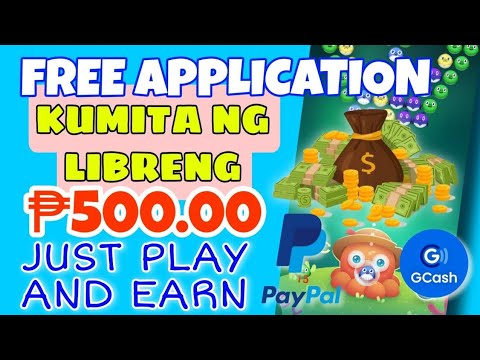 LIBRENG APPLICATION | PWEDE KA KUMITA DITO UP TO ₱500 PESOS MAGLALARO KA LANG!