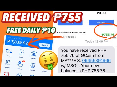 NEW PAYING APP | PROOF OF WITHDRAWAL RECEIVED ₱755 DIRECT TO GCASH | FREE DAILY EARNINGS ₱100