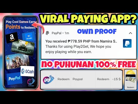 ₱778 [PAYPAL] KUMITA NG ₱100 TO ₱250 JUST WATCH VIDEO, PLAY GAMES | WALANG PUHUNAN | FREE APP 2023