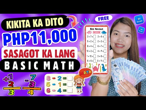 GET FREE ₱11,000 SA GCASH SASAGOT KA LANG NG BASIC MATH! 1+1=? 😍 WALANG PUHUNAN