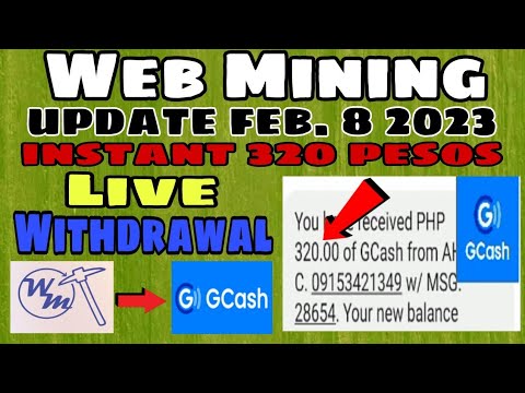 Web Mining | Update | Instant 320 direct Gcash, maka ilang payout na ako mga loads, 500 lang puhunan