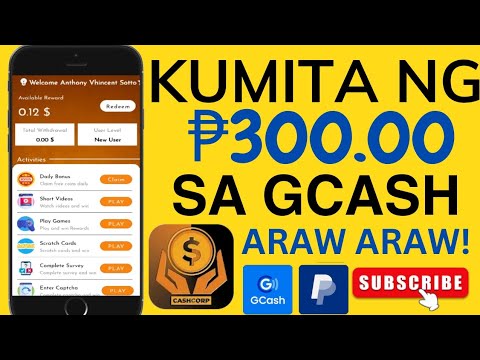 CASHCORP APP REVIEW: KUMITA NG ₱300.00  ARAW ARAW