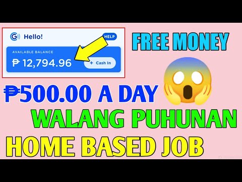 ₱500.00 A DAY WALANG PUHUNAN HOME BASED JOB