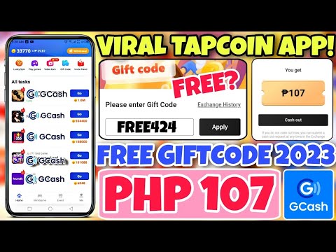 Get a Free Giftcode for ₱107 PESOS on the Viral Earning App Tapcoin