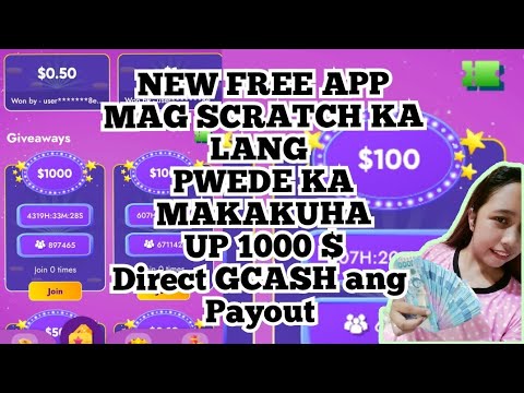 NEW FREE APP direct GCASH ang payout up to 1000$ ang pwede kitain