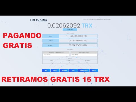 TRONARIX – Pagmimina sa Cloud TRX || 6% Araw-araw || Agad na Bayad