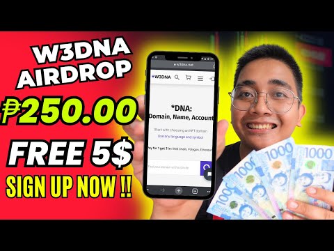 Earn  with W3DNA: Try Now for Free P250 Pesos and Start Earning Money Online in 2023!