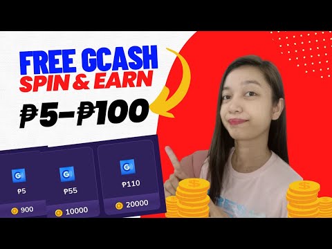 FREE GCASH ₱5-₱100 JUST SPIN and EARN!