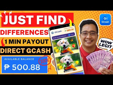 1 MIN P500 PAYOUT AGAD DIRECT SA GCASH | JUST FIND THE DIFFERENCES | 100% LEGIT