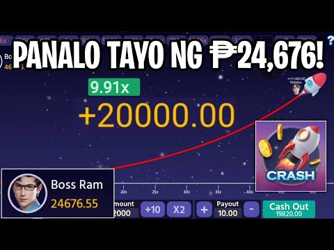 AYOS! PANALO TAYO NG ₱24,676 DITO SA CRASH • GCASH PAYING APPS 2023