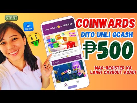 COINWARDS APP! FREE GCASH ₱500- UNLI GCASH! MAG-REGISTER KA LANG DITO! CASHOUT AGAD DIRECT TO GCASH!