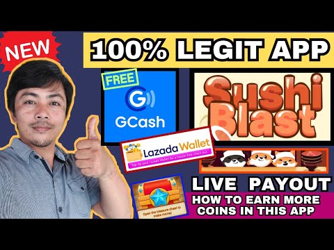 FREE GCASH: 100% EARNING APP| SUSHI BLAST PAYOUT | EARN FREE LAZADA | MARAMING TAP NEED DITO.