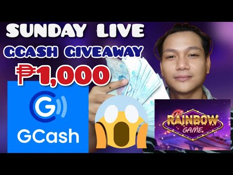 P1000 SPIN THE WHEEL GIVEAWAY VIA GCASH | RAINBOW GAME