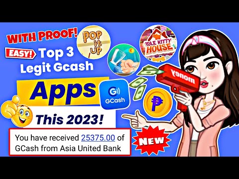 100% FREE • My Top 3 New Legit Gcash Earning Apps This 2023 • With Own Proof of Payment