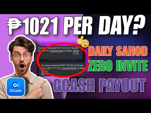 ₱1021 Gcash Daily Sahod ko dito | May Libreng ₱60 After Sign up | No Need Invite