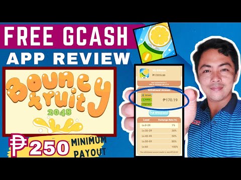 ₱250 MINIMUM CASHOUT: FREE GCASH EARNING APP? | BOUNCY FRUIT 2048| PART 1 APP REVIEW |#earnmoney