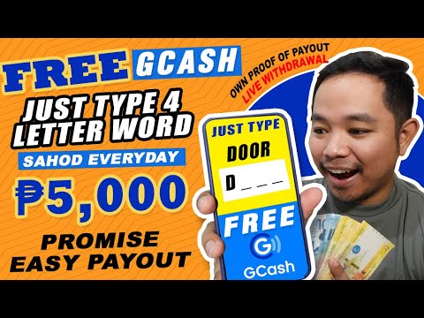 ₱5,000 | SAHOD SA GCASH ARAW-ARAW MAGTYPE 3 to 4 LETTER WORDS GAMIT CELLPHONE | PROMISE LEGIT 100%!