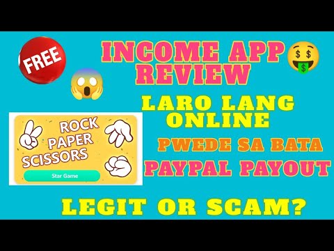 FREE EARNING APP 2023 |ROCK PAPER SCISSORS NA PWEDENG LARUIN NG BATA 😱🤑👌 | PAYPAL PAYOUT 101% FREE