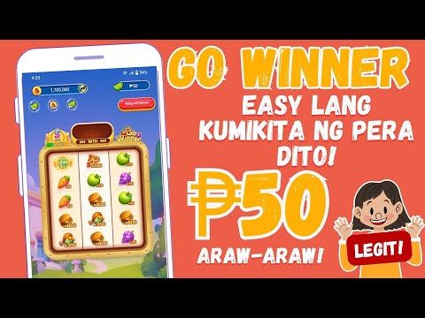 FREE GCASH [₱50] GO WINNER APP – DITO KUMIKITA AKO NG LIBRENG PERA SA PAG-SPIN ARAW-ARAW!