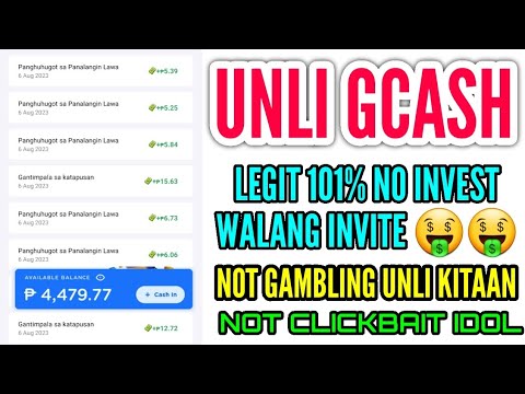 FREE GCASH IDOL EARN FREE P4,479 SA GCASH NO INVEST NO INVITE UNLI KITAAN TRENDING APP 2023