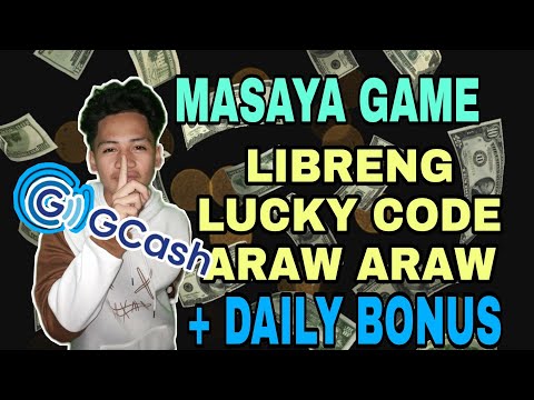 MASAYA GAME FREE LUCKY CODE PLUS DAILY BONUS ARAW ARAW PAPALAGUIN MO NALANG! DIRECT GCASH PAY-OUT