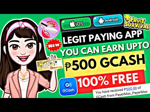 New Gcash Earnings • Free ₱500 Gcash • Play Games & Earn Money • Fruit Survival Legit App