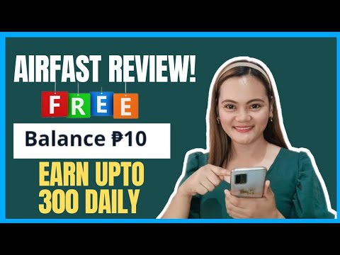 Paano kumita sa airfast: free 10 upon sign up plus/share and earn