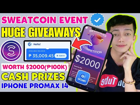 SWEATCOIN EVENT 2023: HOW TO WIN $2,000(₱100,000)! HOW TO WITHDRAW AND UNLOCK INFLUENCER HUB 2023