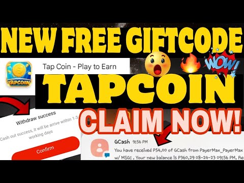 TAPCOIN NEW FREE GIFTCODE CLAIM NOW!!! PARA MAKAIPON AGAD NNG COINS AT MAKAWITHDRAW| PLUS TIPS!