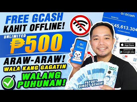 UNLIMITED FREE GCASH ₱500 EVERYDAY PAYOUT! WALA KANG GAGAWIN! PWEDE SA STUDENT WALANG PUHUNAN! LEGIT