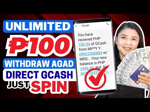 WITHDRAW AGAD ₱100 FREE GCASH MONEY! SPIN LANG | LEGIT PAYING APP 2023 PHILIPPINES | NO PUHUNAN