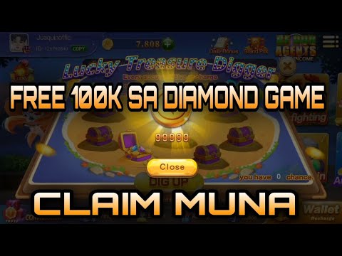 DIAMOND GAME NAMIGAY NG FREE    ₱100,000 DERICT GCASH CLAIM MO NA?