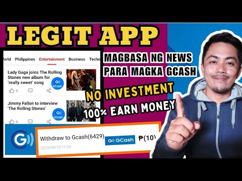 ₱10 GCASH: MAGBASA NG NEWS AT MAG IPON NG PERA | DAILY NEWS APP LEGIT | #makemoneyonline|