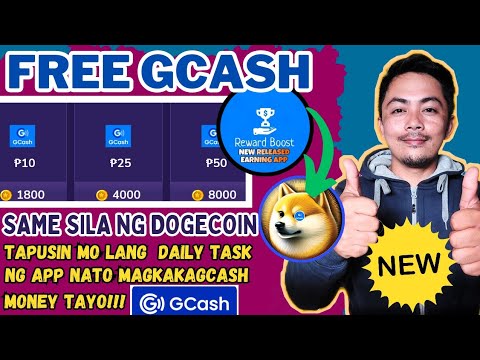 ₱10 PWEDE NA AGAD iCASHOUT:NEW FREE GCASH APP | REWARD BOOST APP LIKE DOGECOIN | #makemoneyonline