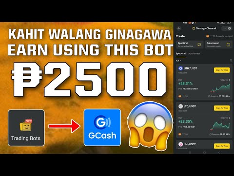 Earn ₱2,500 Pesos Kahit Walang Ginagawa | Gcash Payout | Using Trading Bot | Paano Kumita Online