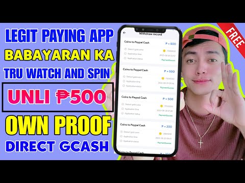 EARN FREE ₱500 (GCASH): LEGIT OWN PROOF! WATCH VIDEOS AND SPIN THE WHEEL TO GET FREE ₱500 GCASH