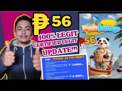 FISHJUMP LEGIT: 2ND PAYOUT ₱56 | NEW EARNING APP 2023 |FREE USDT| #makemoneyonline #earnmoney