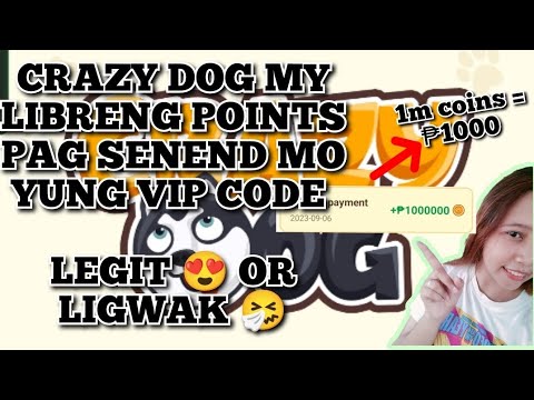 FREE 1M COINS ENTER MO LANG YUNG VIP CODE LEGIT NGA BA ? #crazydog #tipsandtricks