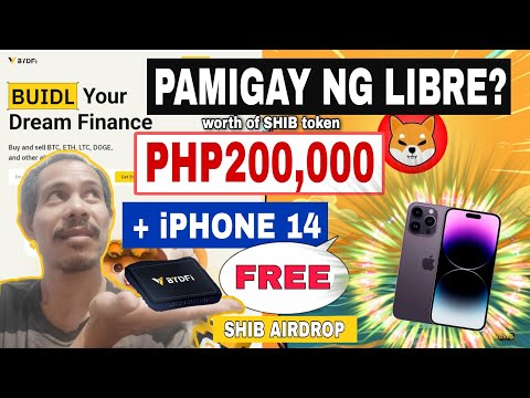 FREE ₱200K-Worth Of SHIB AIRDROP! Grab Mo Na! + iPhone14 Cellphone! Paano Kumita Online! BYDFi Event