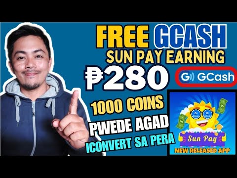 FREE GCASH:SUN PAY EARNING APP | ₱280 CASHOUT SA APP NATO| SUN PAY REVIEW#makemoneyonline#earnmoney