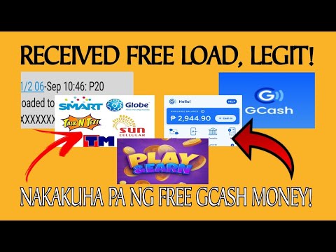 FREE LOAD AT FREE GCASH LEGIT APP NGAYON! EARN MONEY NOW.