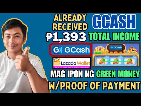 LEGIT PAYOUT: ₱1,393 TOTAL INCOME | MAG IPON NG GREEN MONEY | FREE GCASH APP |#makemoneyonline