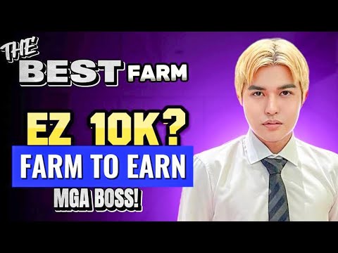 THE BEST FARM PLAY TO EARN GAME DEFI INVESTMENT GCASH EASY DEPOSIT WITHDRAW