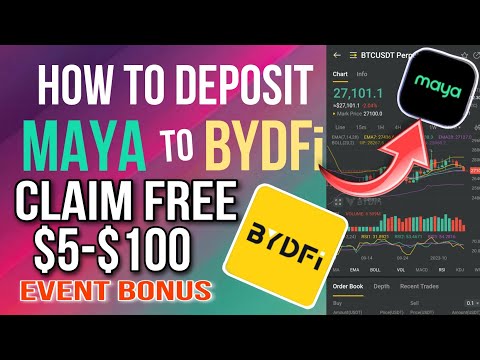 Claim FREE $5 – $100 Bonus! How To Deposit | MAYA To BYDFi | Paano Kumita Ng Pera Online