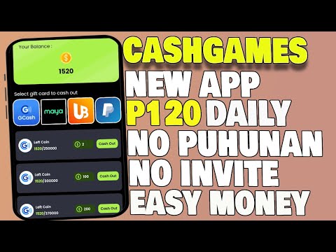 ₱120 [GCASH] CashGames App – Sobrang dali lang kumita dito! One munite receive na ang payout