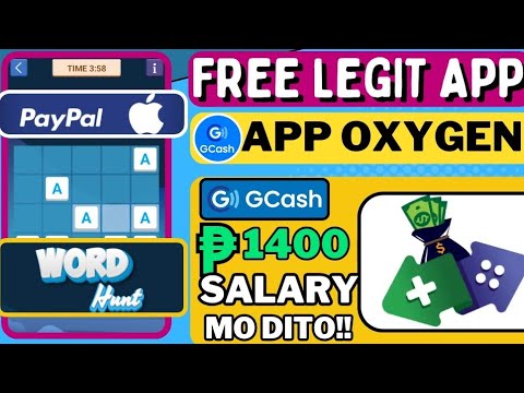 ₱1,400 FREE SALARY:APP OXYGEN[ MAGLARO NG WORD HUNT] LIBRENG PERA NA NAMAN#makemoneyonline#earnmoney