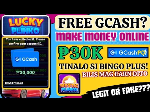 ₱30K CASHOUT: FREE GCASH | LUCKY PLINKO APP REVIEW| LEGIT OR FAKE?#makemoneyonline #earnmoney