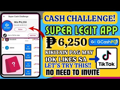 ₱6,250 FREE GCASH:TRY NATIN SUPER CASH CHALLENGE NI COLLECT EM ALL! MORE LIKES MORE MONEY#earnmoney