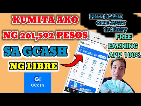 FREE 261,592 PESOS SA GCASH! LIBRE KUNG KINITA SA FREE EARNING APP LEGIT 100% GCASH RAFFLE ENTRY #1