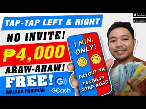 FREE GCASH DAILY! P4,000 | PROMISE NEW & LEGIT | TAP-TAP LANG CELLPHONE MO LEFT & RIGHT! EASY MONEY!